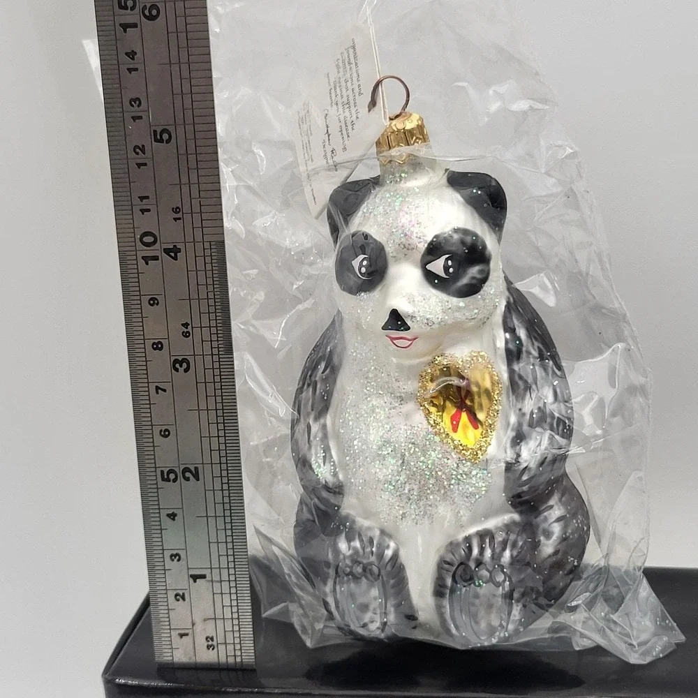 Christopher Radko A Winter Bear's Heart 1996 AIDS Awareness Design Ornament NEW!